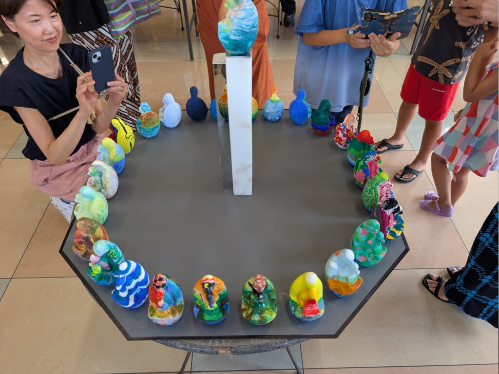 全員の作品を上から見た図
