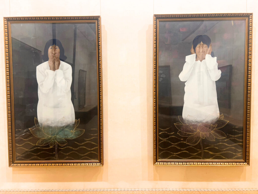 大三島美術館個展内①